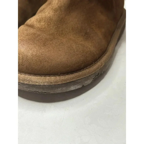 Ugg Upside Tall 5163 Brown Suede Lace Up Women's Size 6 Winter Snow Boots - Picture 6 of 12